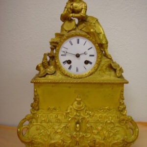 Franz. Cheminèe Uhr um 1820, Figurenpendule